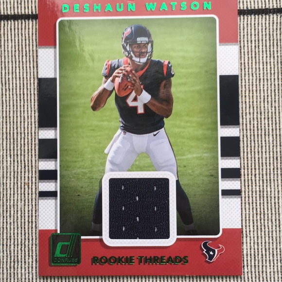 Donruss Deshaun Watson Rookie Threads Jersey Card - Picture 1 of 3